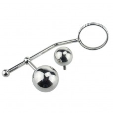 Stainless steel double ball anal hook Stainless steel double ball anal hook